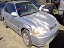 1998 HONDA CIVIC, SILVER, EX MODEL, 1.6L, VTEC, A26279